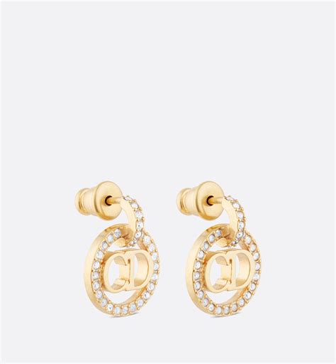 Boucles d'oreilles clair d lune Dior Argenté en Plaqué or 